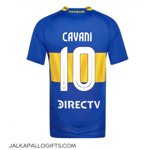 Boca Juniors Edinson Cavani #10 Kotipaita 2024-25 Lyhythihainen